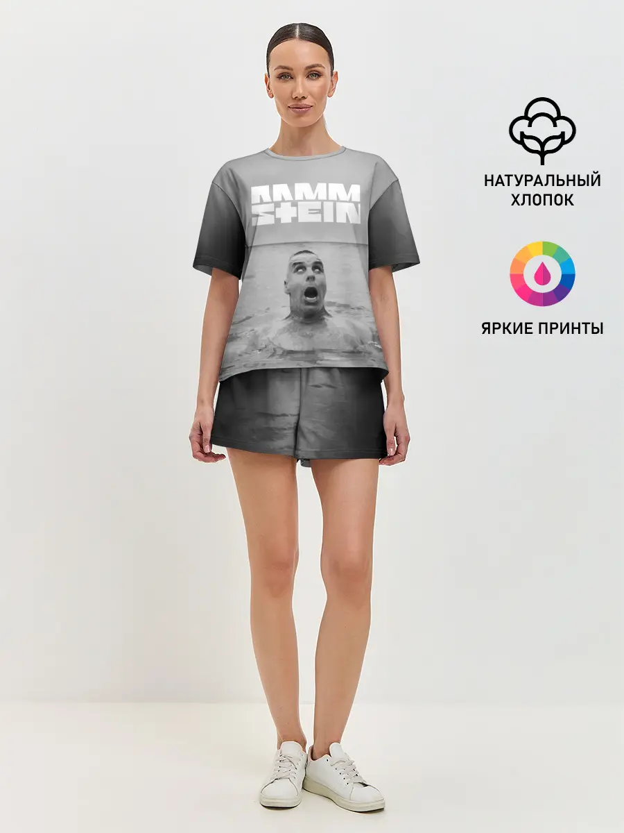 Женская пижама с шортами / RAMMSTEIN