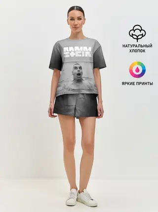 Женская пижама с шортами / RAMMSTEIN