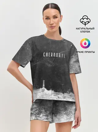 Женская пижама с шортами / Чернобыль 3