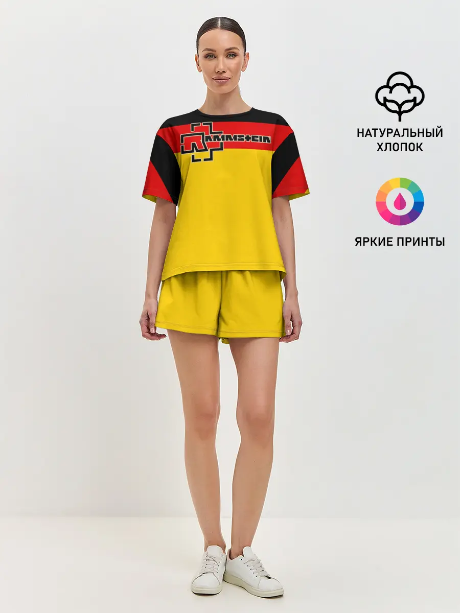 Женская пижама с шортами / Rammstein