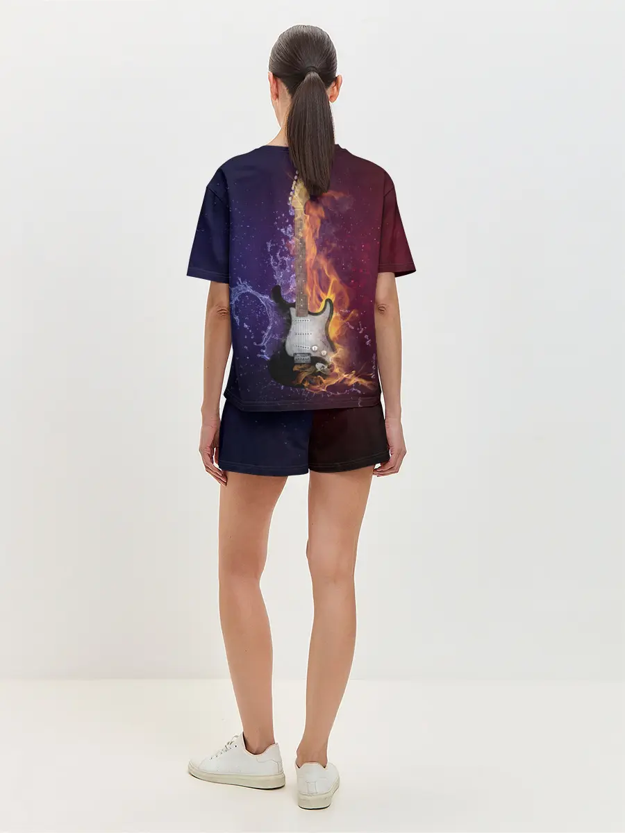 Женская пижама с шортами / Rammstein