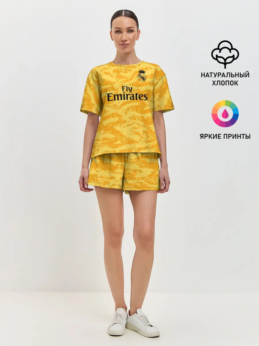 Женская пижама с шортами / Courtois gk home 19-20