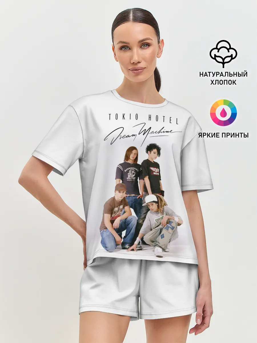 Женская пижама с шортами / Tokio Hotel