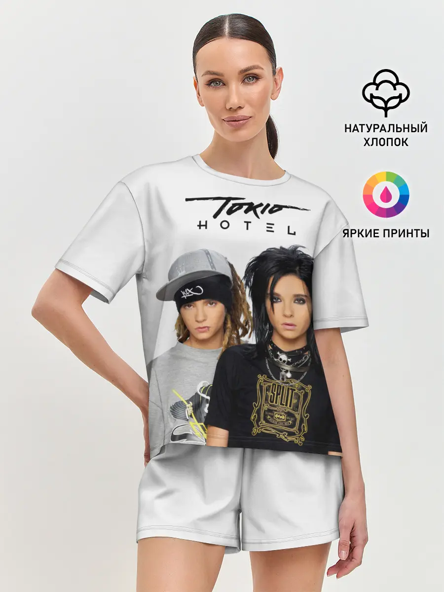 Женская пижама с шортами / Tokio Hotel