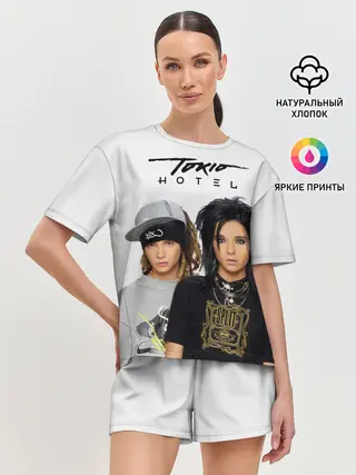 Женская пижама с шортами / Tokio Hotel