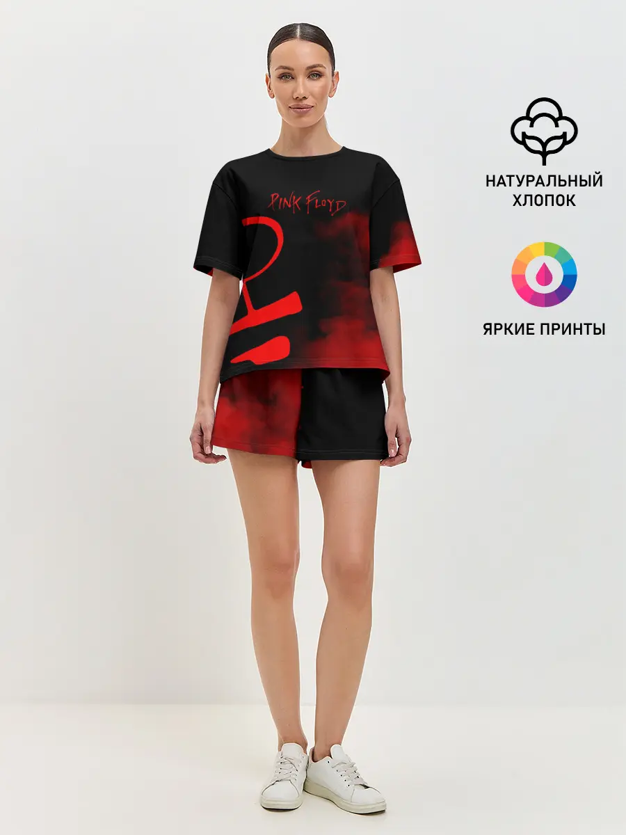 Женская пижама с шортами / Pink Floyd