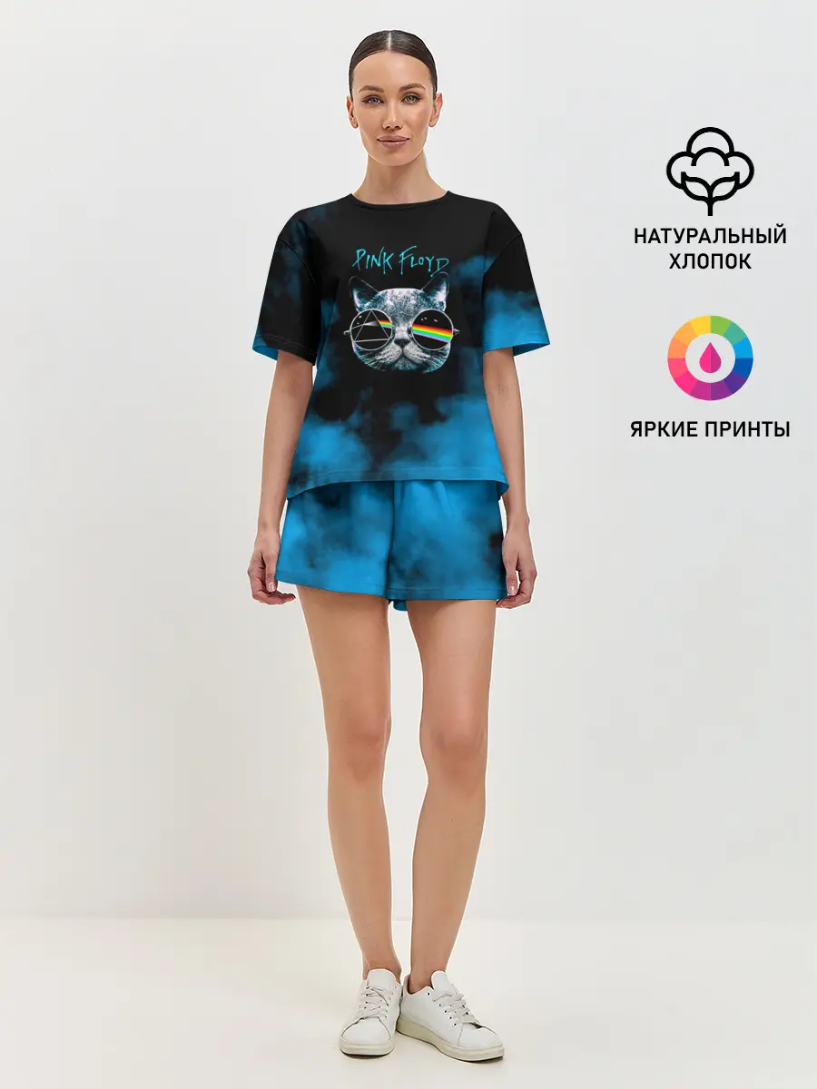 Женская пижама с шортами / Pink Floyd