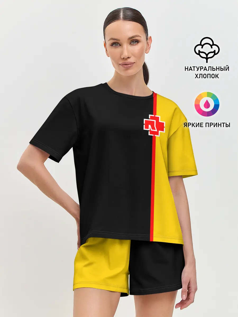 Женская пижама с шортами / Rammstein Deutschland