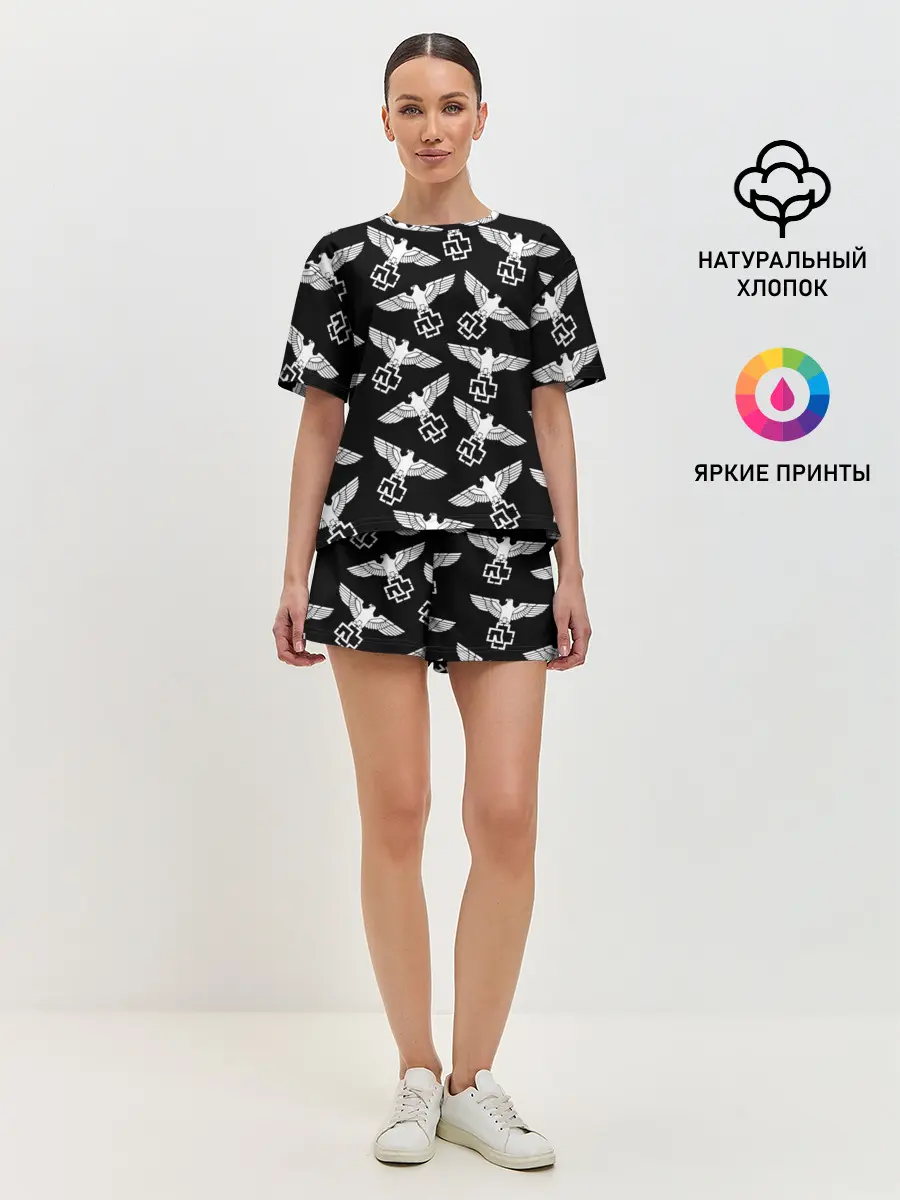 Женская пижама с шортами / Rammstein