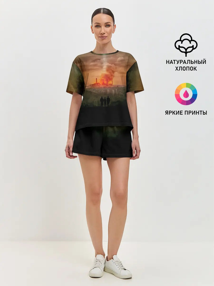 Женская пижама с шортами / Чернобыль 9