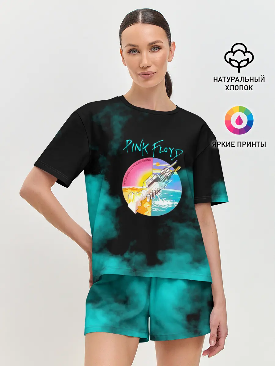 Женская пижама с шортами / Pink Floyd