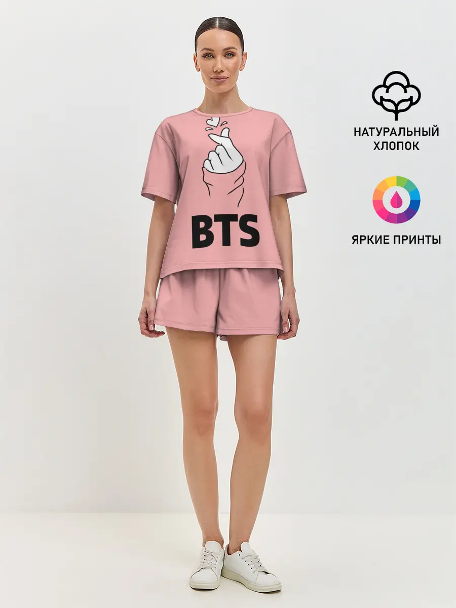 Женская пижама с шортами / РЮКЗАК BTS