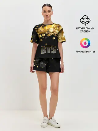 Женская пижама с шортами / РЮКЗАК BTS