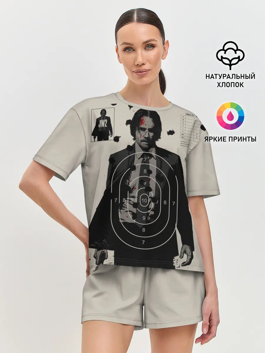 Женская пижама с шортами / Джон Уик 2