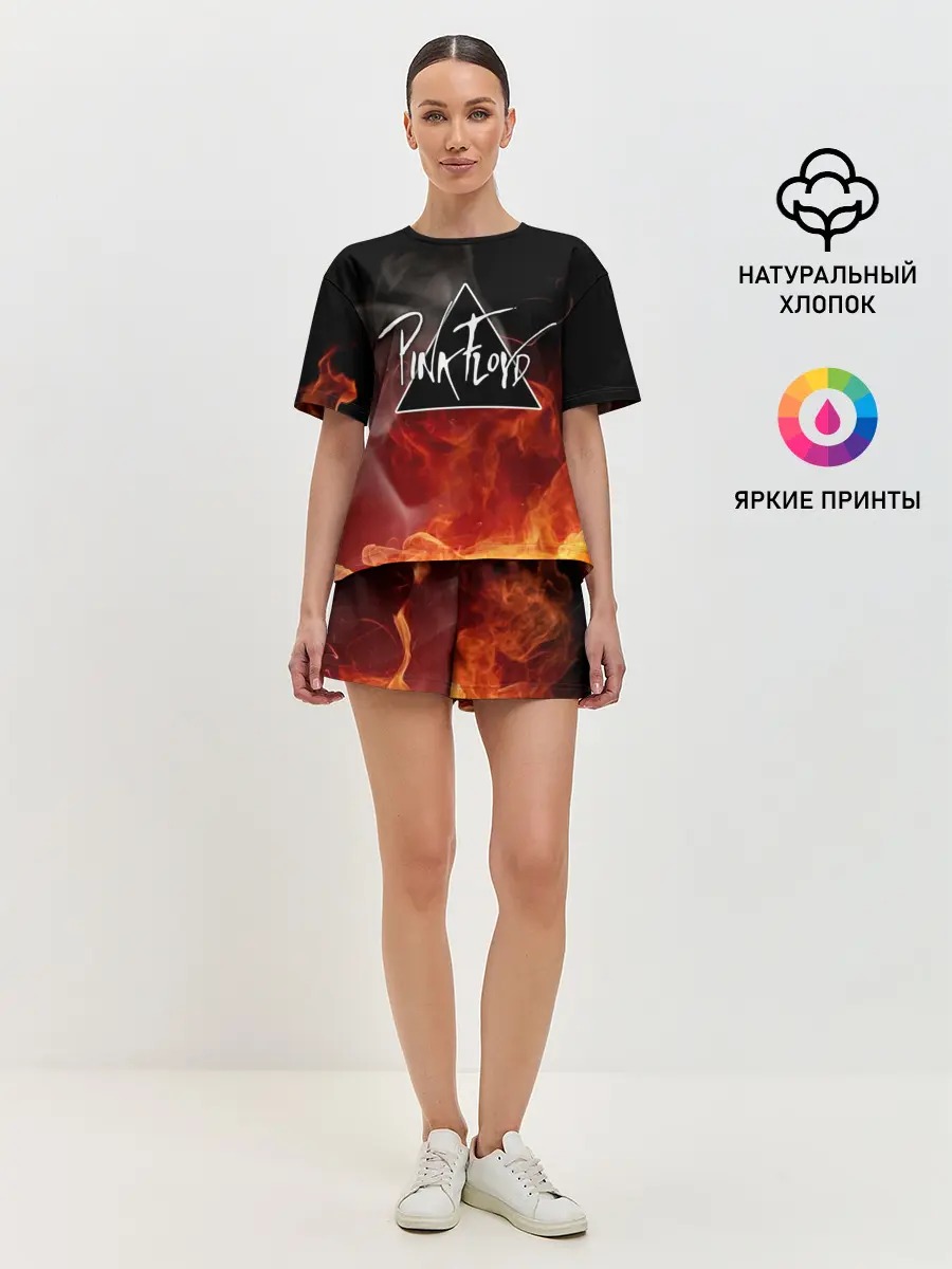 Женская пижама с шортами / PINK FLOYD