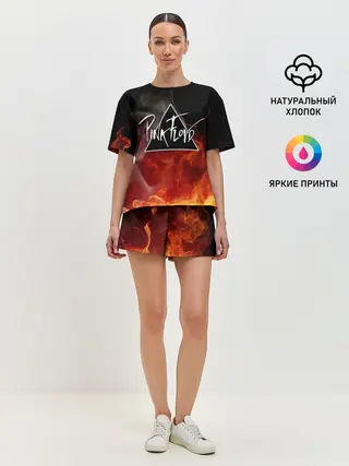 Женская пижама с шортами / PINK FLOYD