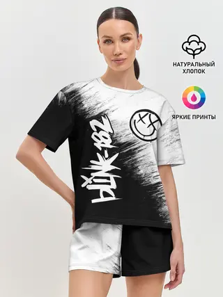 Женская пижама с шортами / Blink-182