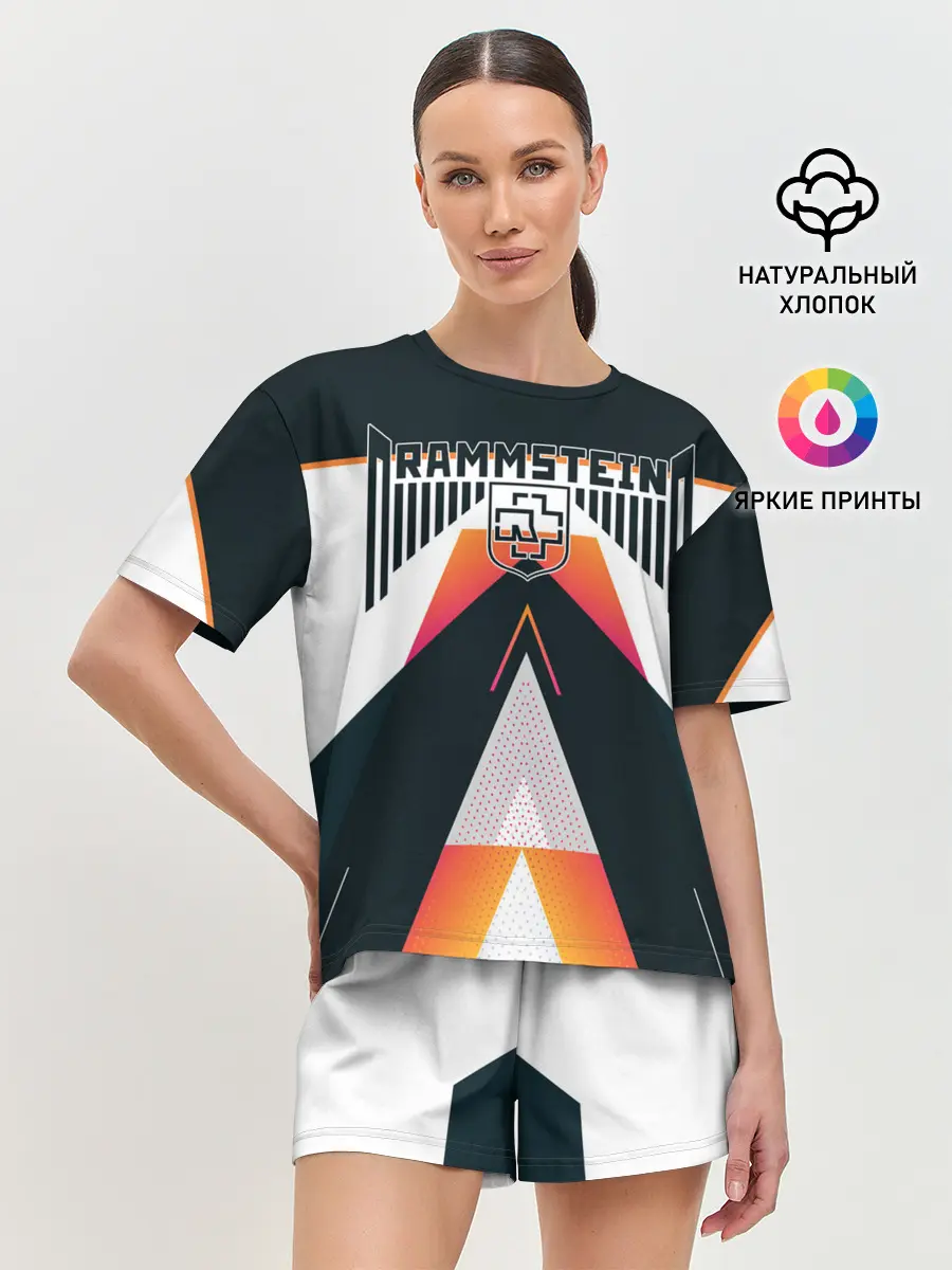 Женская пижама с шортами / Rammstein