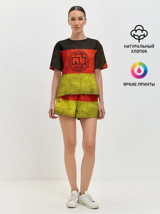 Женская пижама с шортами / Rammstein