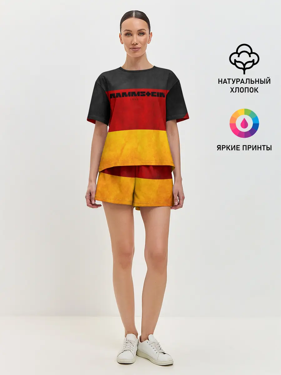 Женская пижама с шортами / Rammstein