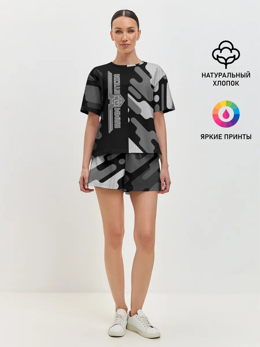 Женская пижама с шортами / Rammstein