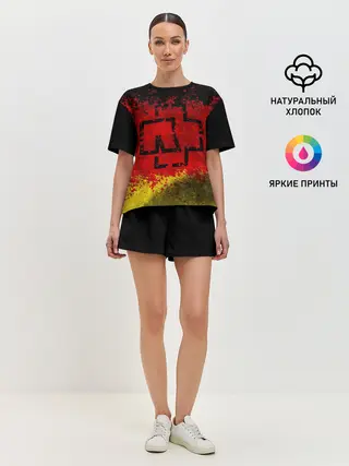 Женская пижама с шортами / Rammstein