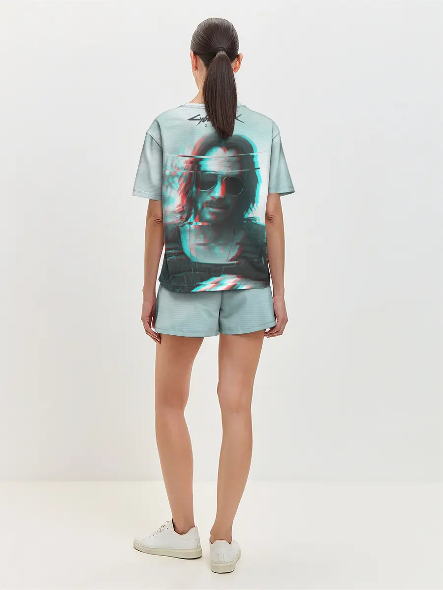 Женская пижама с шортами / Cyberpunk 2077