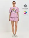 Женская пижама с шортами / Единорог