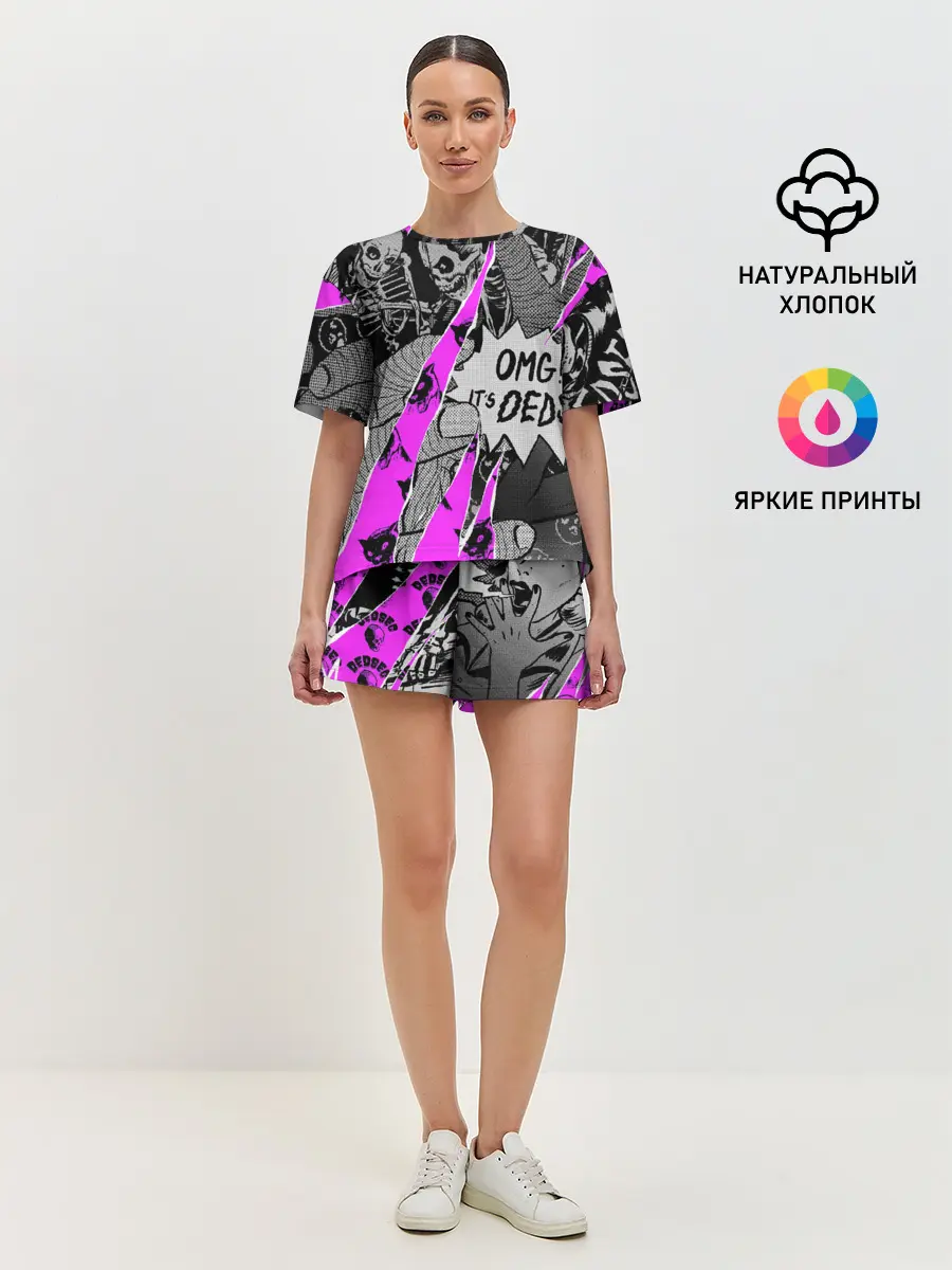Женская пижама с шортами / DEDSEC