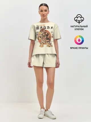 Женская пижама с шортами / Bowserzilla - Super Mario Bros