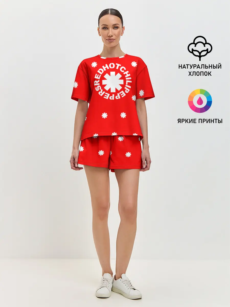 Женская пижама с шортами / RED HOT CHILI PEPPERS