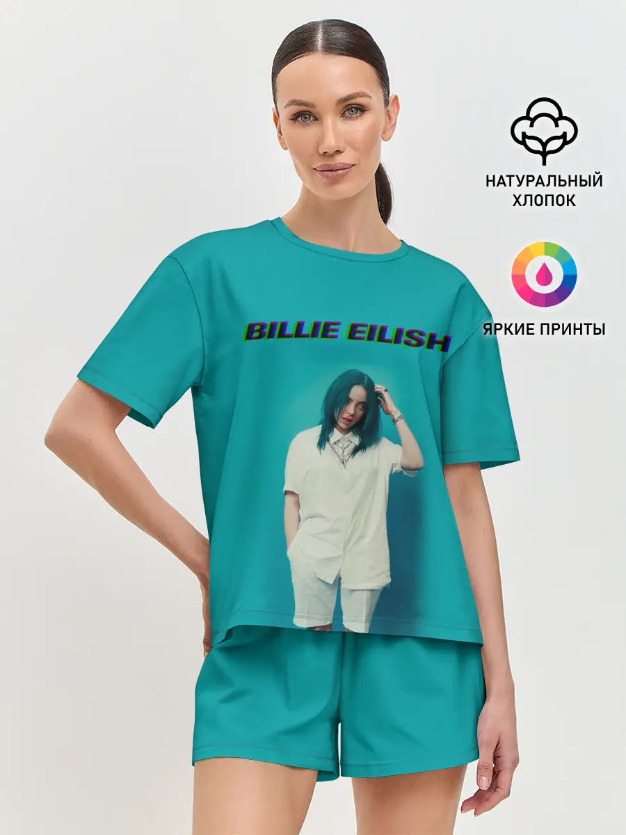 Женская пижама с шортами / Billie Eilish