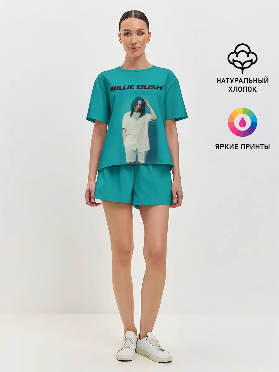 Женская пижама с шортами / Billie Eilish