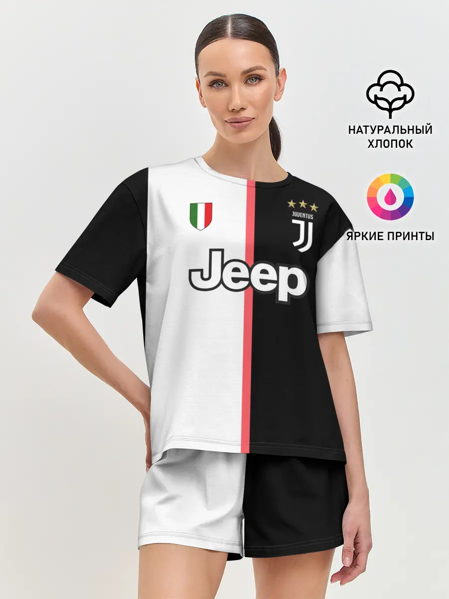 Женская пижама с шортами / Роналду Форма 19/20 Домашняя