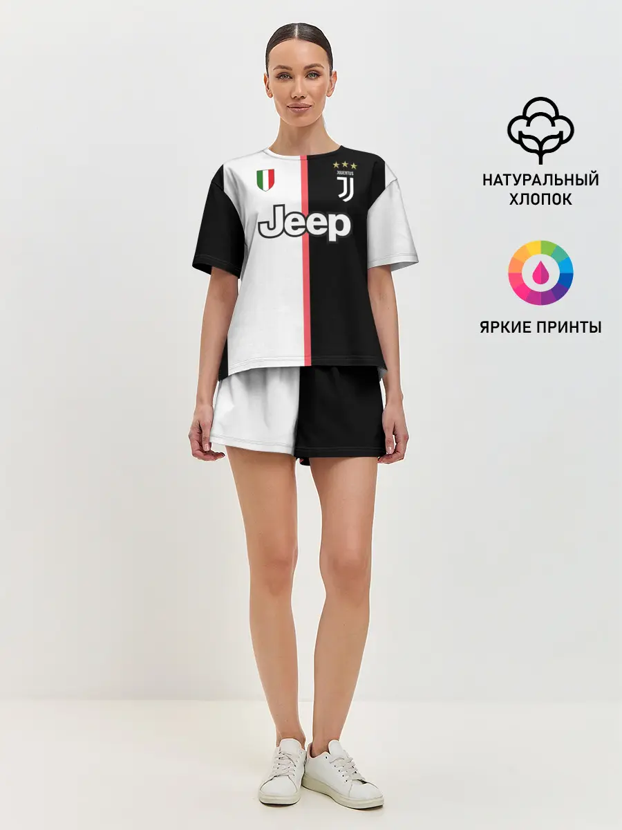 Женская пижама с шортами / Роналду Форма 19/20 Домашняя