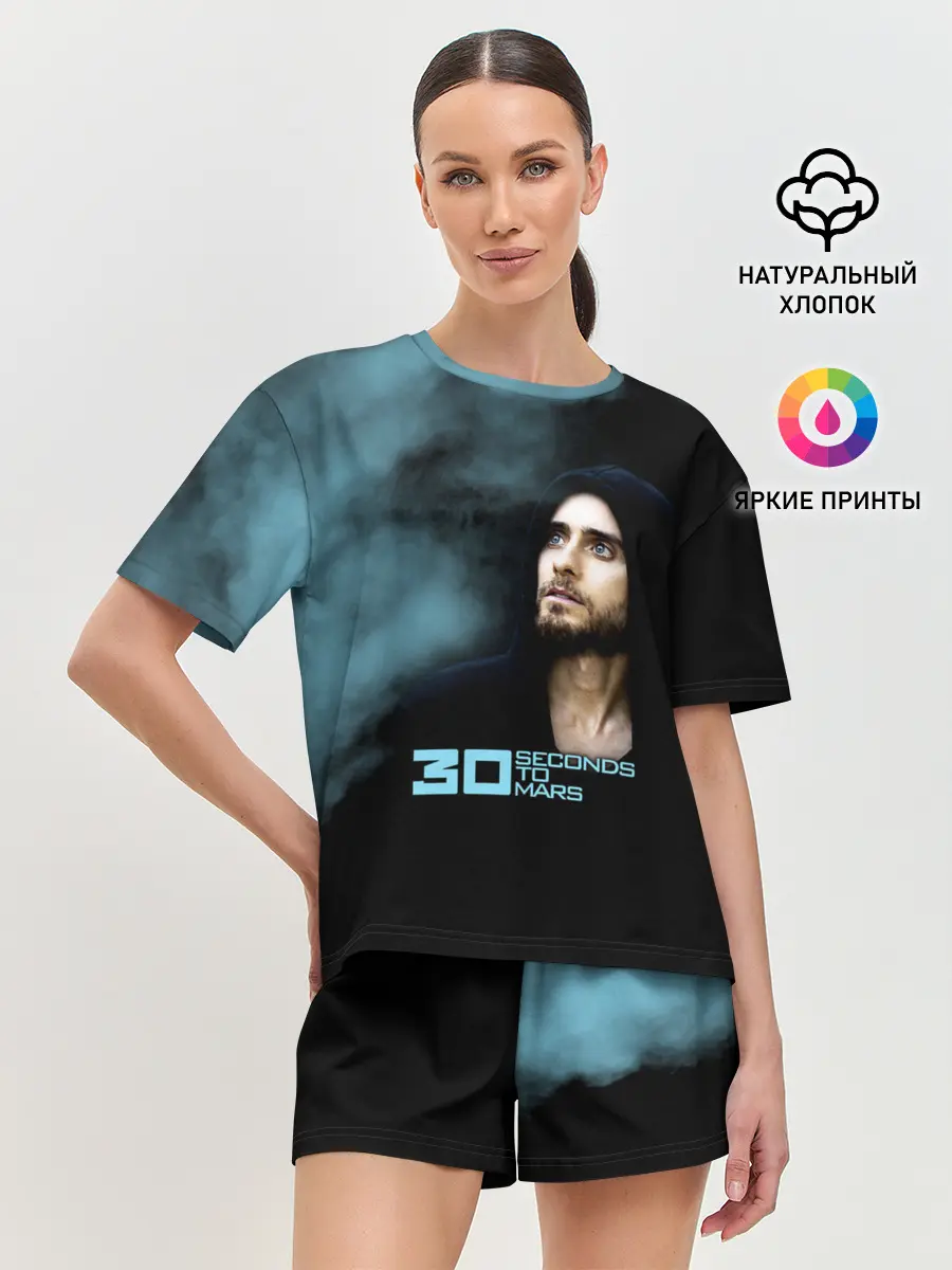 Женская пижама с шортами / 30 Seconds to Mars