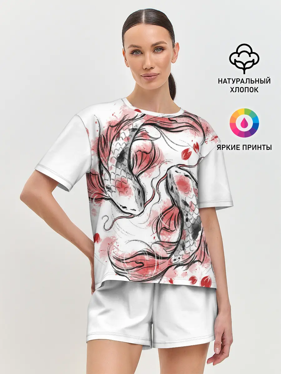 Женская пижама с шортами / Japan dream