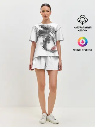 Женская пижама с шортами / Беззубик