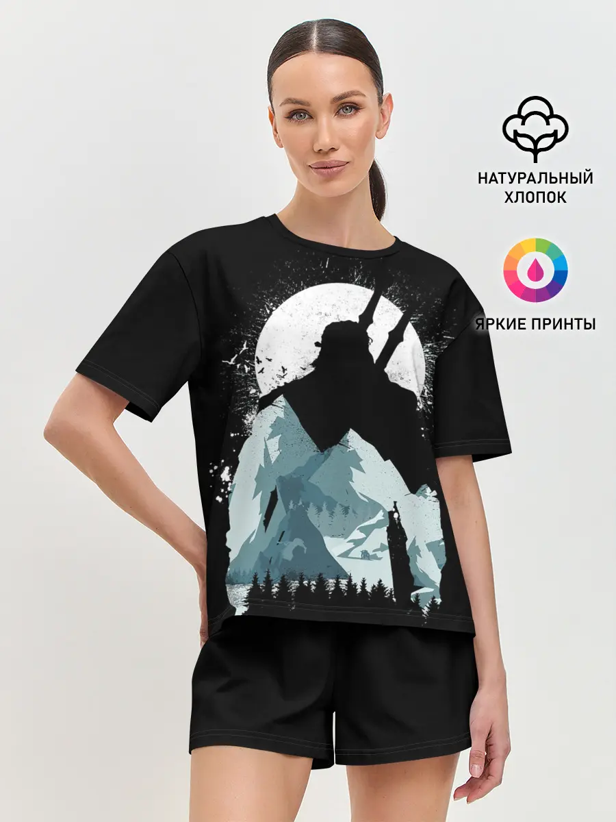 Женская пижама с шортами / The Witcher 3: Wild Hunt