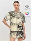 Женская пижама с шортами / Японская гравюра