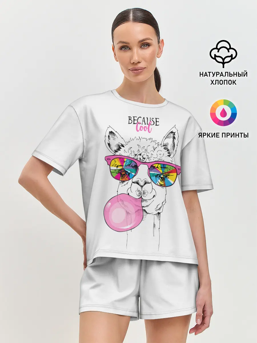 Женская пижама с шортами / Because cool