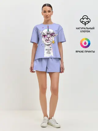 Женская пижама с шортами / Dream come true