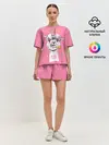 Женская пижама с шортами / Hello llamacorn