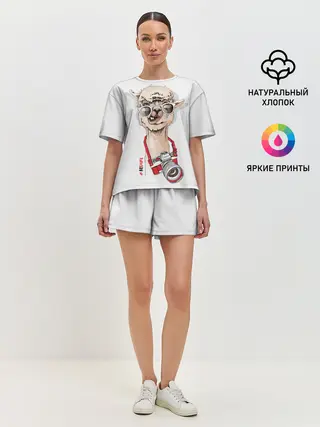Женская пижама с шортами / #NoDrama
