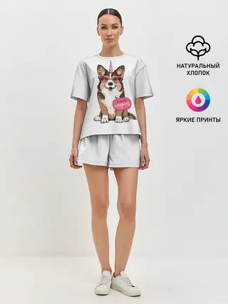 Женская пижама с шортами / I am so magical