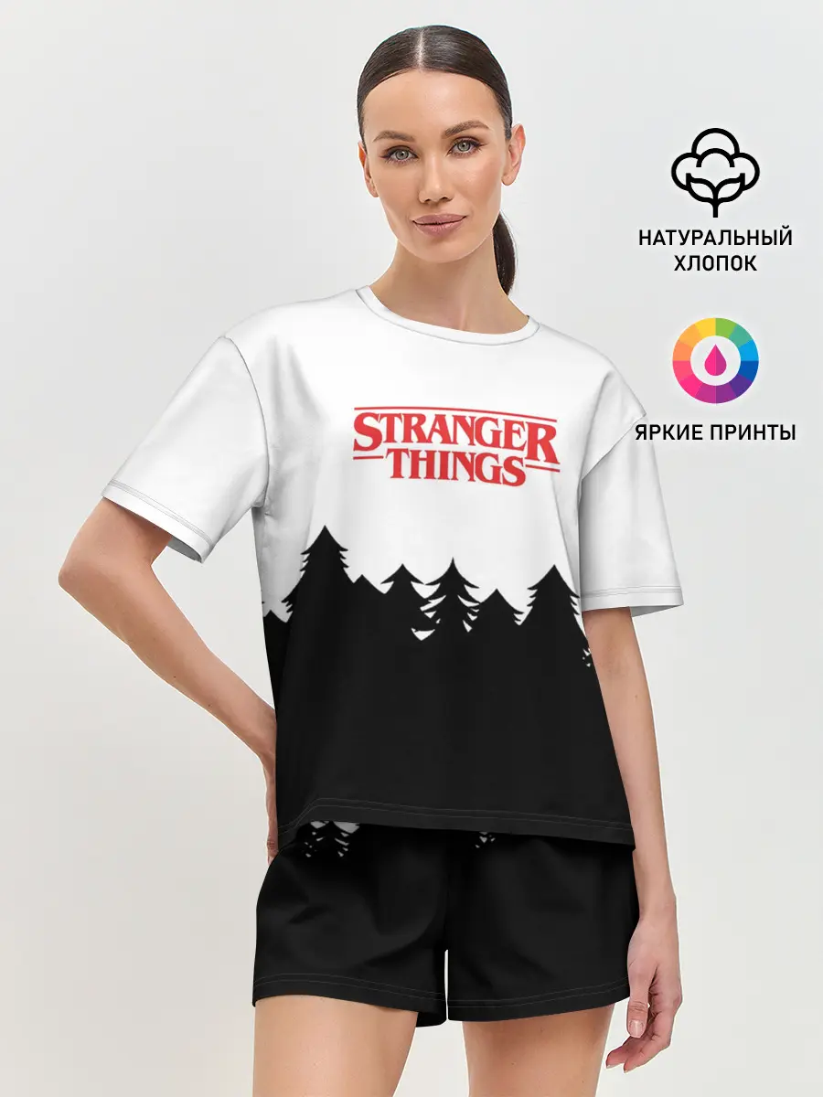 Женская пижама с шортами / STRANGER THINGS