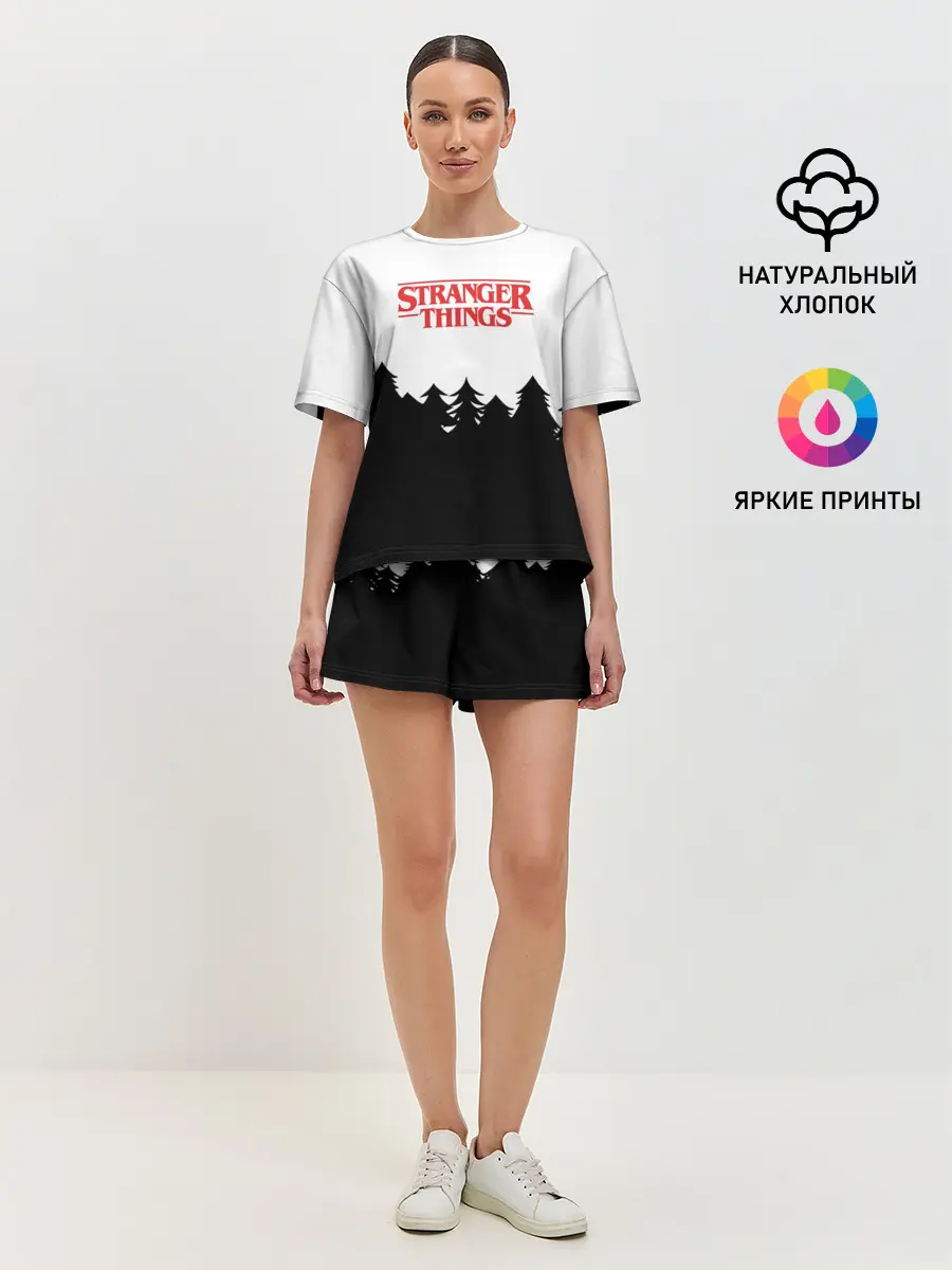 Женская пижама с шортами / STRANGER THINGS