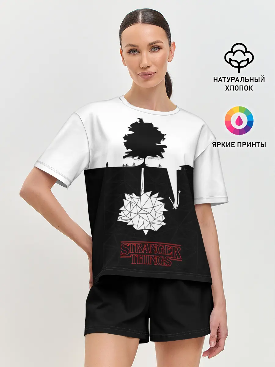 Женская пижама с шортами / STRANGER THINGS