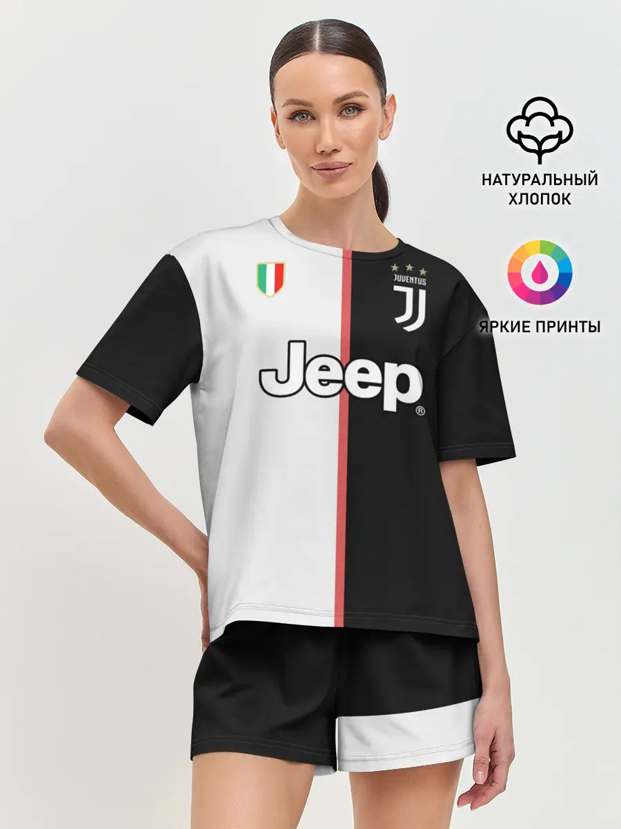 Женская пижама с шортами / Де Лигт домашняя 2020