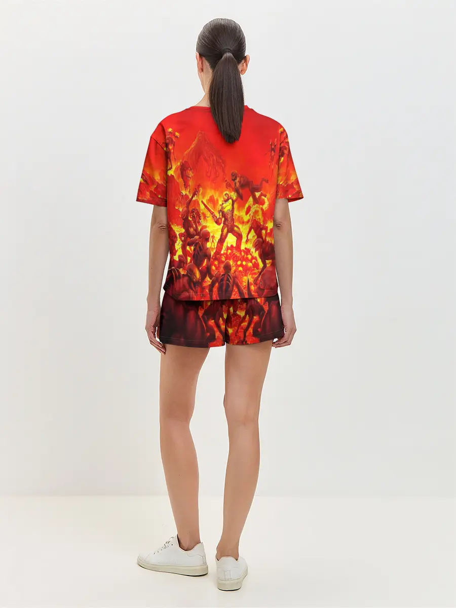 Женская пижама с шортами / DOOM